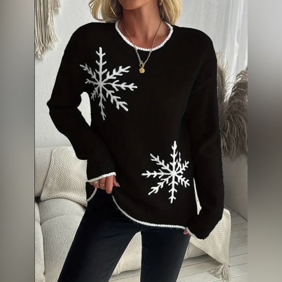 Sweaters - Winter Wonerland Snowflake Sweater